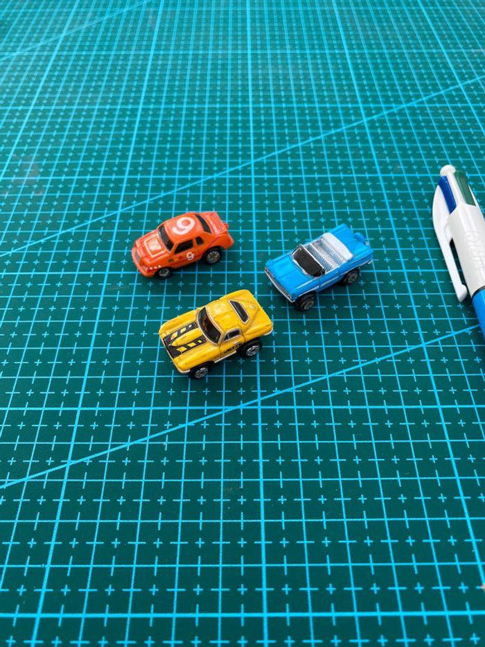 Lot 3 voitures Micro Machines Dodge Chevy - Galoob 1987 80s vintage toys - photo numéro 3