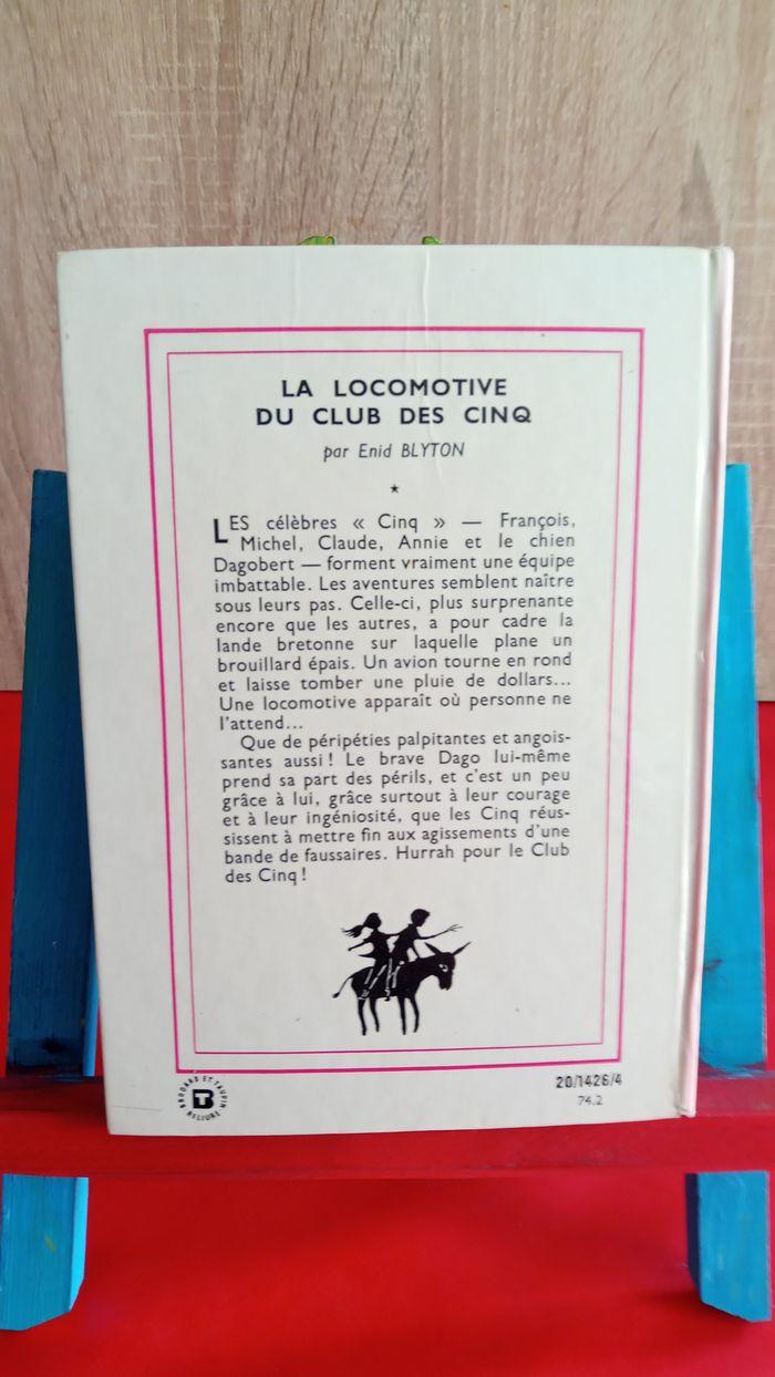 Le club des cinq, La locomotive du Club des Cinq, 1974, bibliothèque rose - photo numéro 2