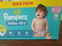 Giga pack Pampers baby dry taille 4