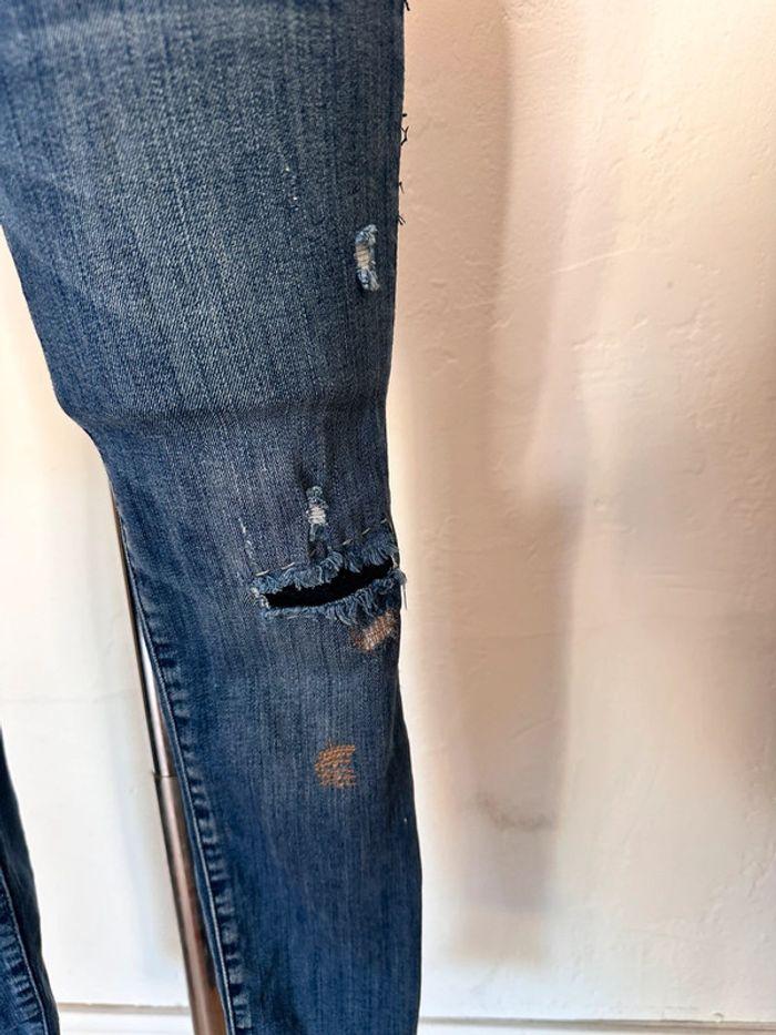 Jean skinny Zara used zip cheville taille 34 - photo numéro 3