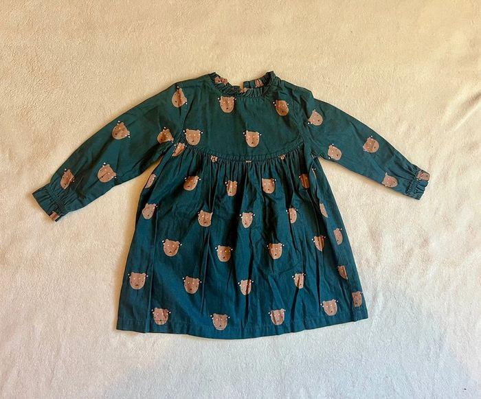 Robe « ours » Filou & Friends bleu taille 18-24 mois / 86 cm - photo numéro 2