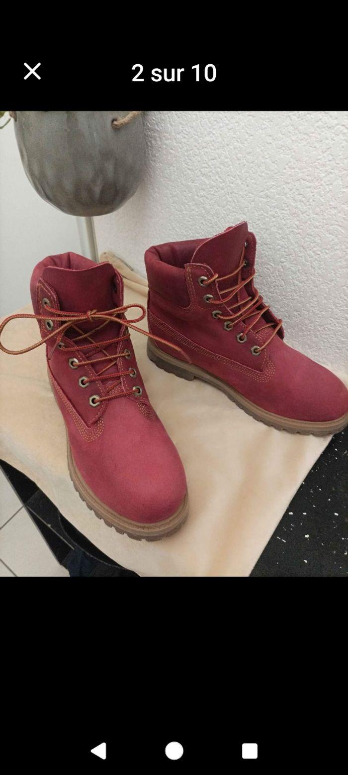 Timberland 6inch framboise 38 - photo numéro 4