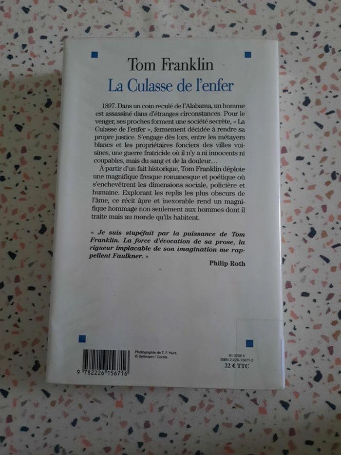 Livre: La Culasse de l'enfer de Tom Franklin - photo numéro 2