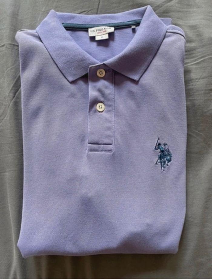 Polo violet U.S. Polo Assn. - photo numéro 1