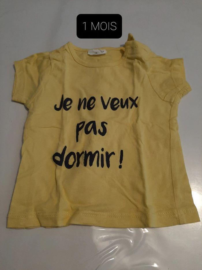 T-shirt 1 mois