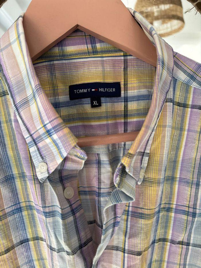 Chemise à carreaux vintage Tommy Hilfiger XL - photo numéro 2