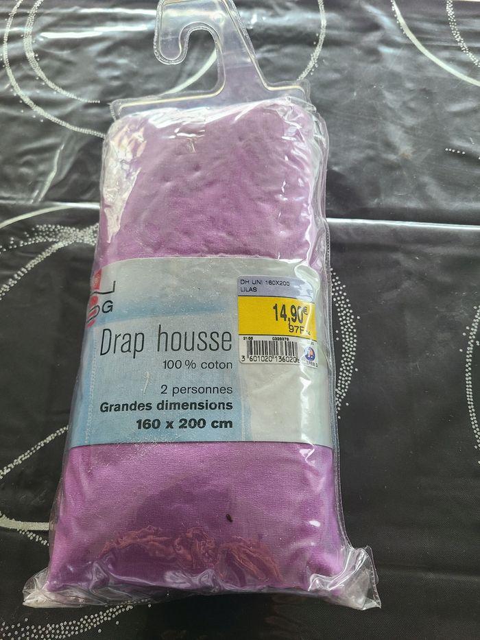 Drap housse neuf avec étiquette - photo numéro 1