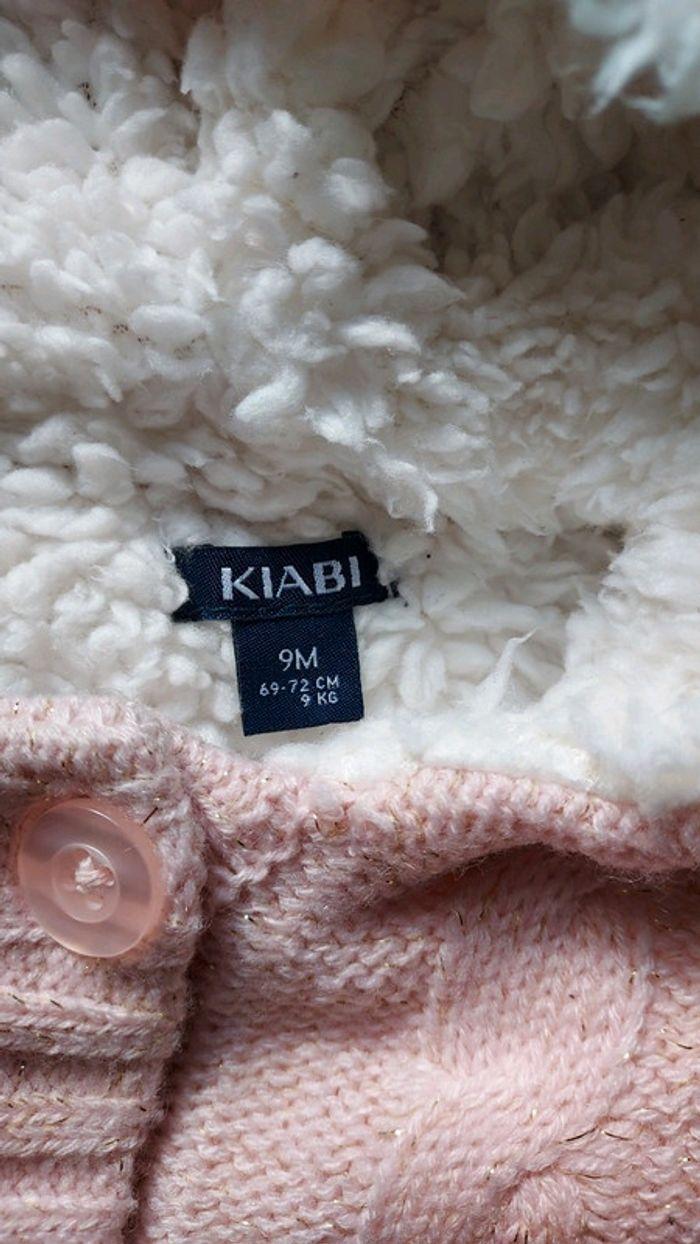 Gros gilet/veste bébé fille 9 mois Kiabi - photo numéro 3