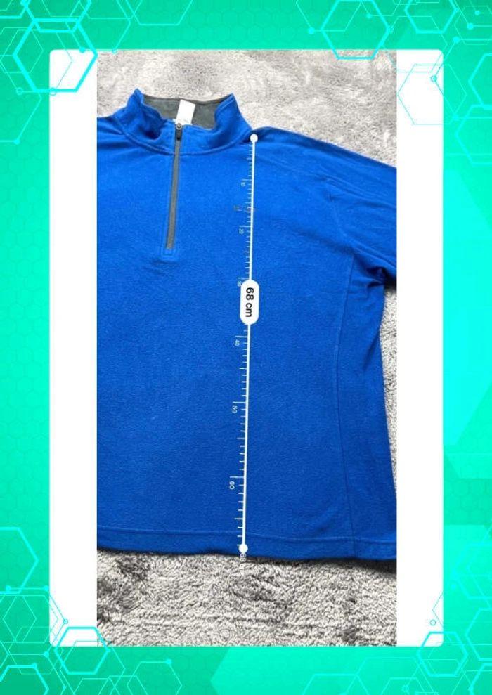 👕 Sweat de sport polaire  running cycliste champion Bleu Taille L 👕 - photo numéro 3