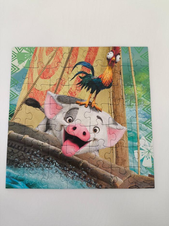 Puzzle Vaiana Disney 3x49 pièces complet - photo numéro 2