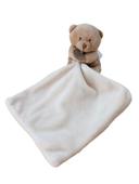 Doudou ours marron mouchoir écru beige en boîte fleur DC302 Doudou et Compagnie