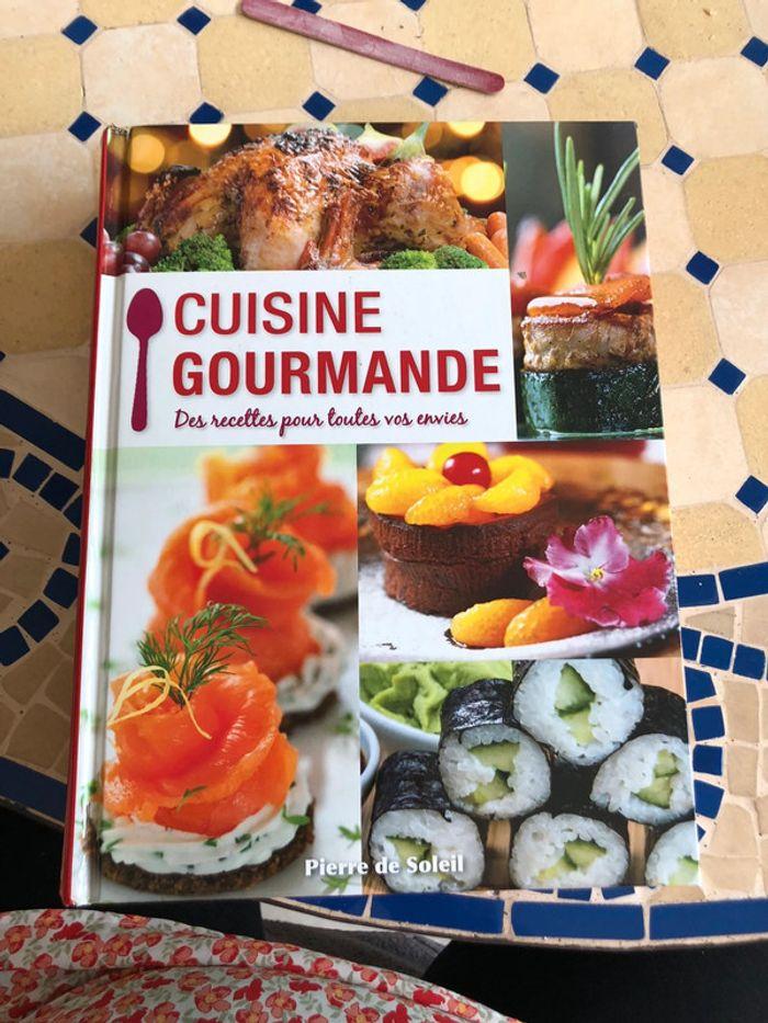 Livre cuisine gourmande impeccable - photo numéro 1