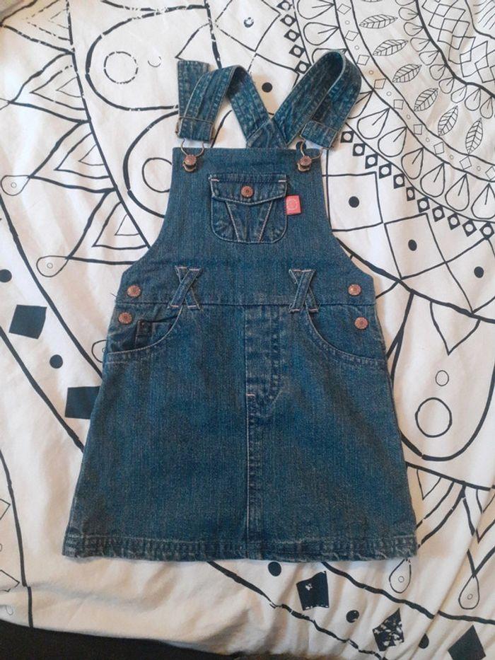 Robe salopette en jean in extenso 18m - photo numéro 1