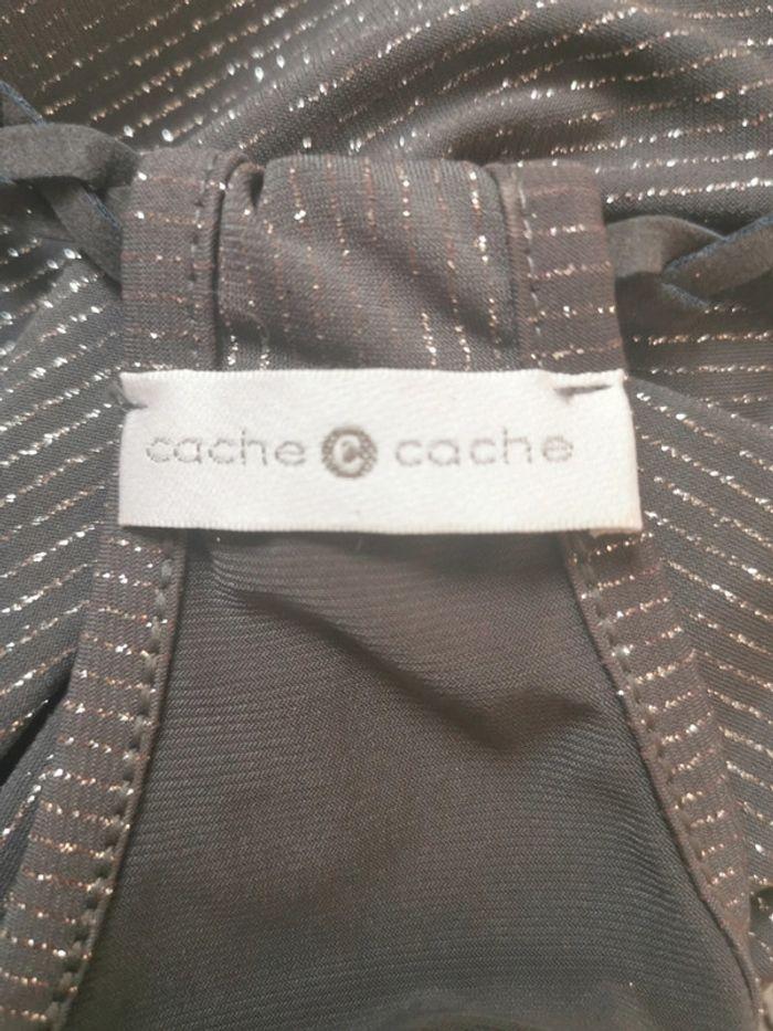 Top. Gris argenté. Taille 40. Cache Cache. - photo numéro 5