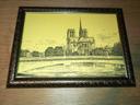 Lithographie vintage Notre dame de Paris / 25 x 34 cm