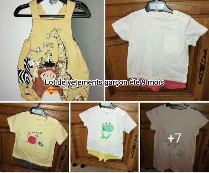 Lot de vêtements garçon été 9 mois - photo numéro 1