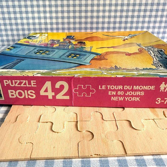 Puzzle Tour du monde en 80 jours vintage - photo numéro 6