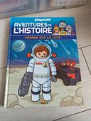 Livre voyage sur la lune playmobil