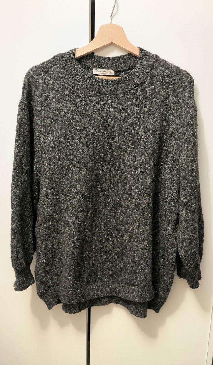 Pull stradivarius gris - photo numéro 1