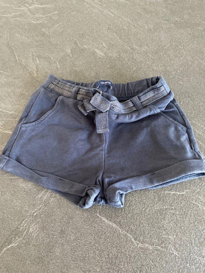 Short bleu marine Okaidi 3 ans - photo numéro 1