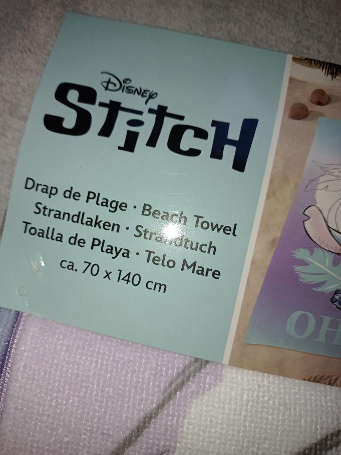 Serviette Drap de plage bain Stitch - photo numéro 4