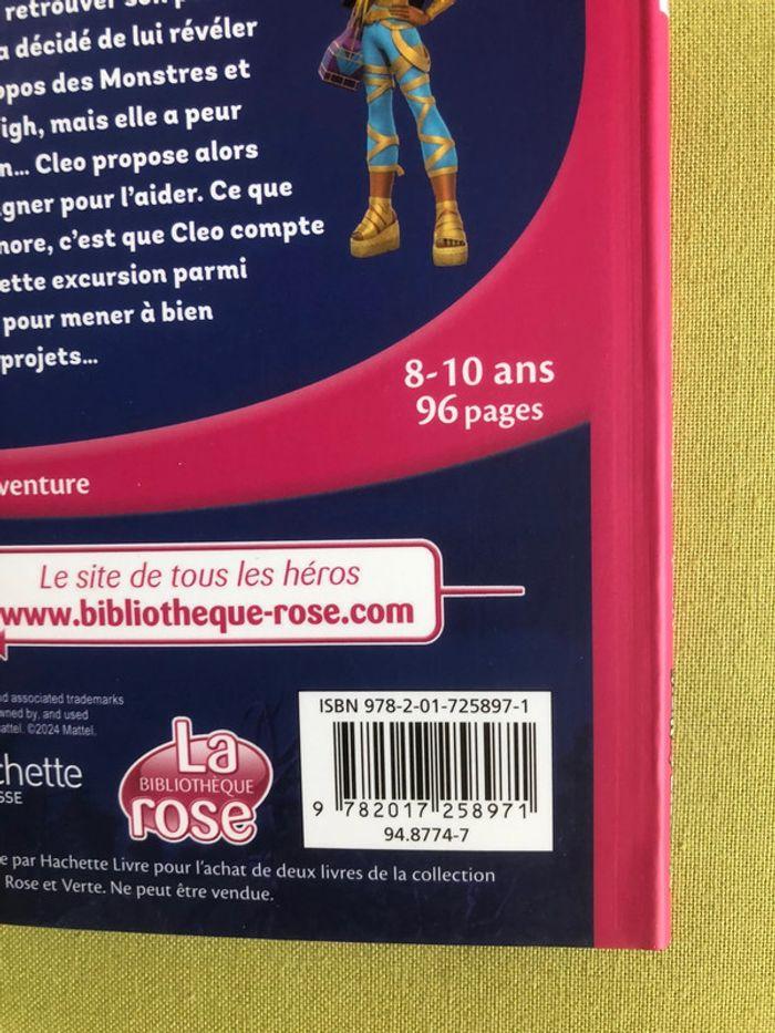 Livre la bibliothèque rose monster high - photo numéro 4