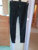 Jean noir skinny taille basse