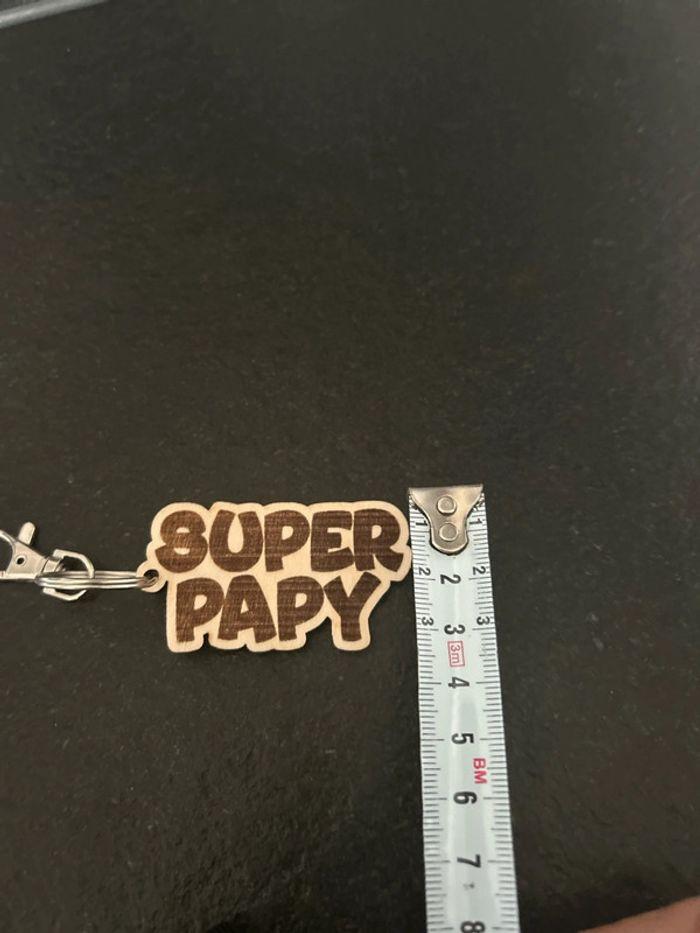 Porte-clés  " super papy " - photo numéro 4