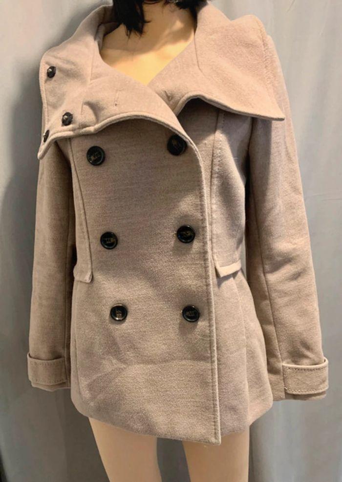 Manteau caban beige neuf - photo numéro 1