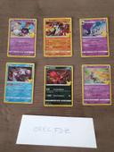 Lot de 6 cartes Pokémon Célébrations 25 ans