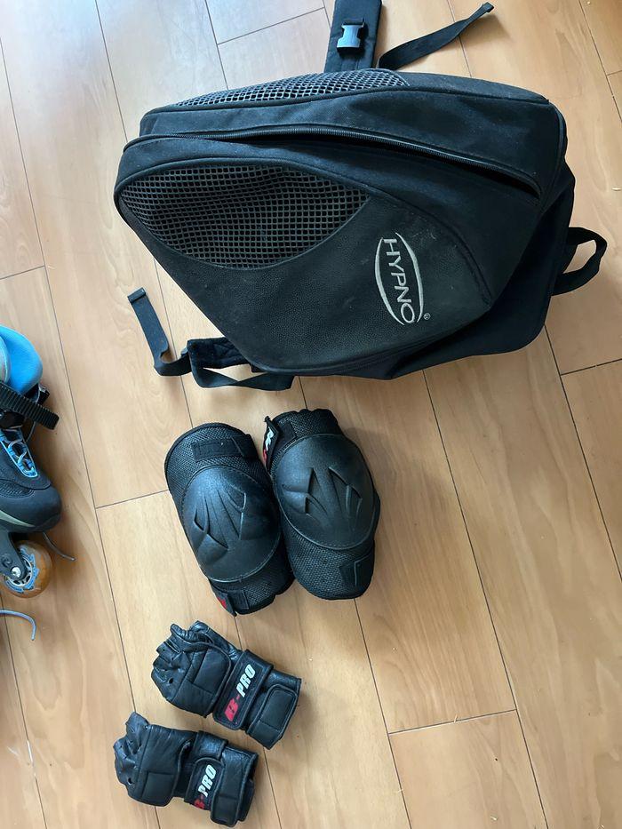 Vends rollers marque rossignol avec gants et genouillères - photo numéro 4