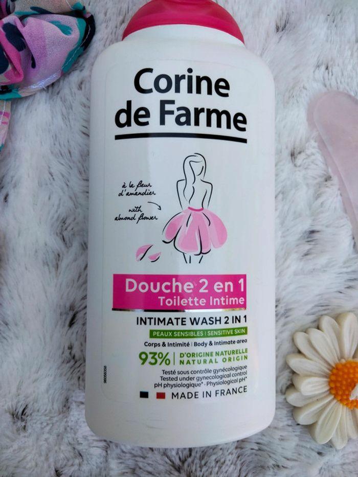 Gel douche 2 en 1 neuf toilette intime Corine de Farme - photo numéro 2