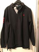 Polo Ralph Lauren noir et rouge taille L