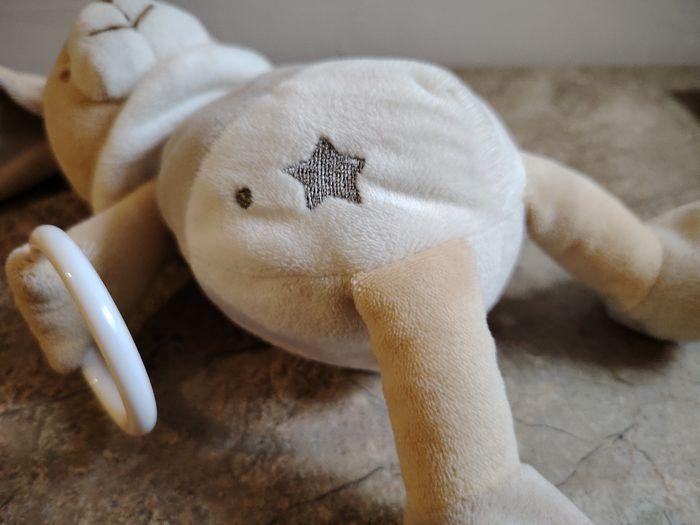 Doudou lapin longues oreilles un rêve de bébé 37 cm - photo numéro 4