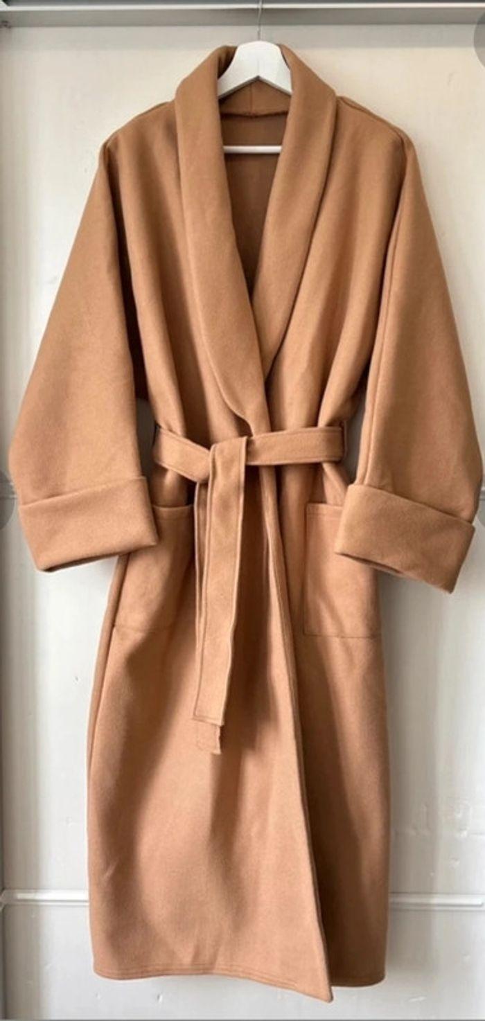 Manteau chic beige camel - photo numéro 1