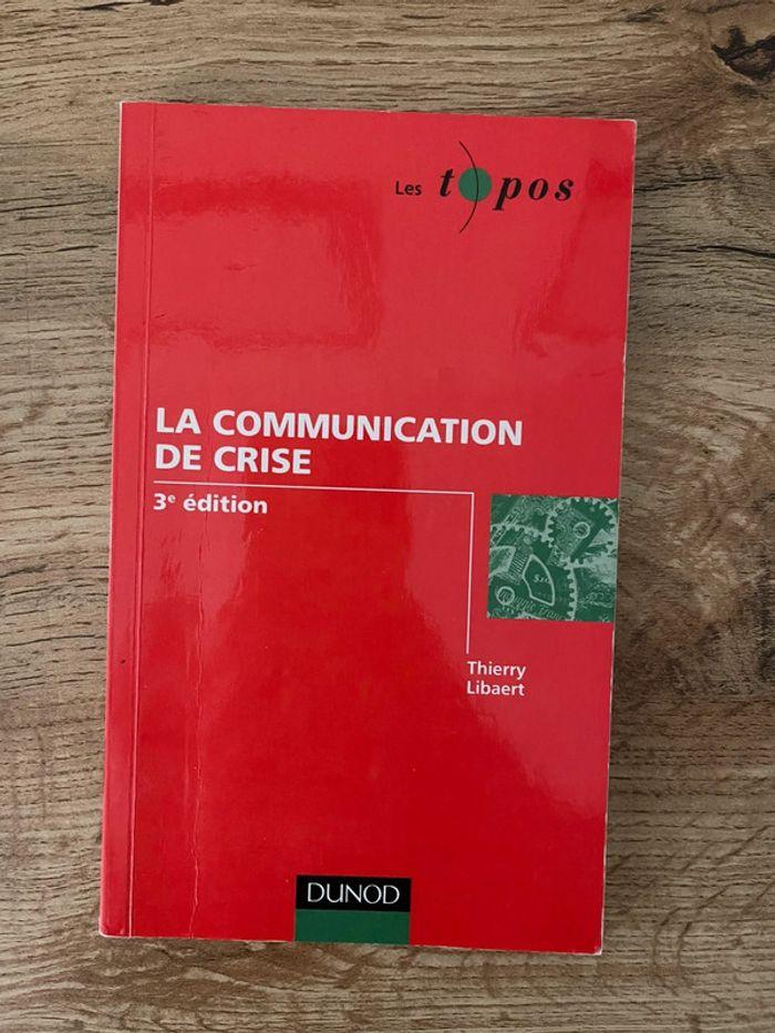 Livre La communication de crise - photo numéro 1