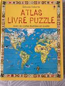 Atlas Livre Puzzle Avec Six Cartes Illustrees En Puzzle