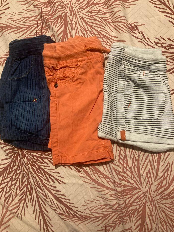 Lot de 3 shorts, 3 mois