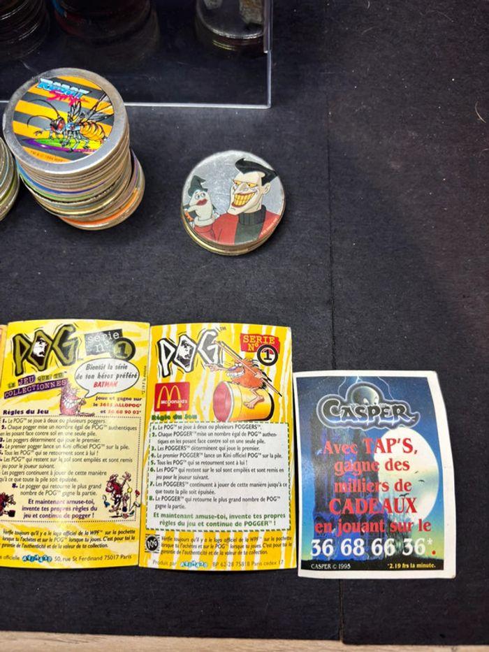 Lot de 139 pogs pog vintage + 23 kini slammer - photo numéro 3