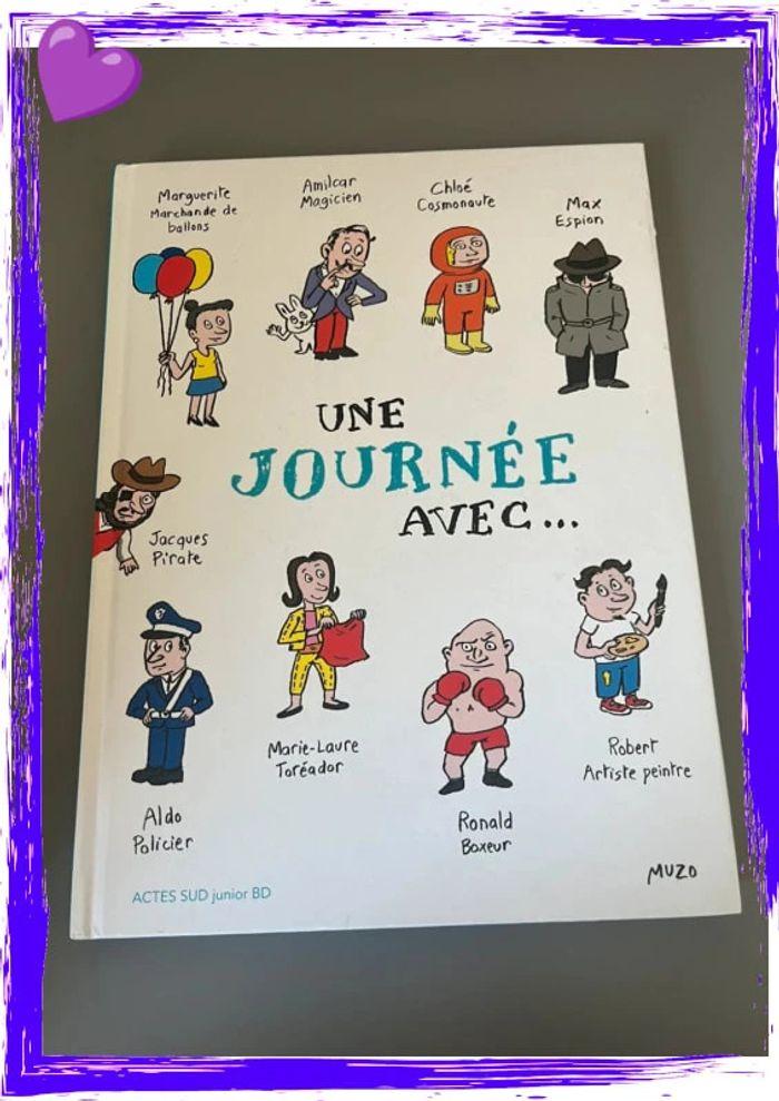 Une journée avec - Livre enfant - neuf - photo numéro 1