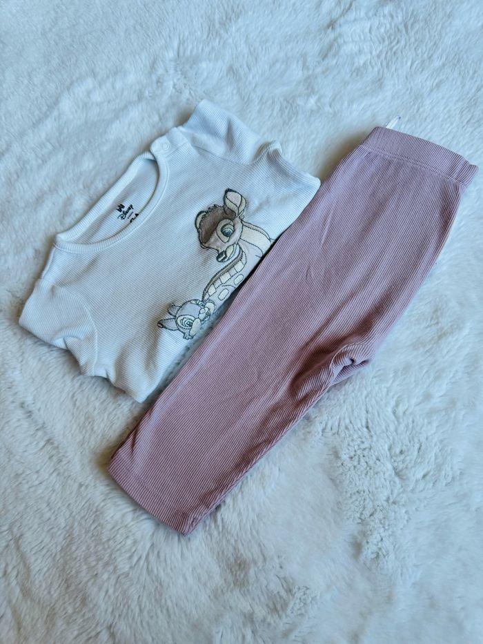 Lot 2 pyjamas Disney bébé fille - photo numéro 2