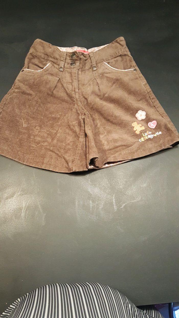 Short velours lulu castagnette 3 ans - photo numéro 1