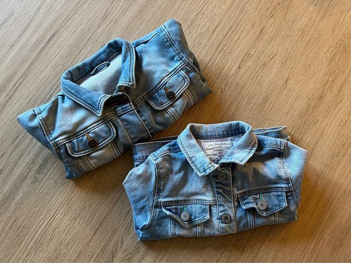 Lot 2 vestes imitation « jeans » fille 3 ans - photo numéro 2