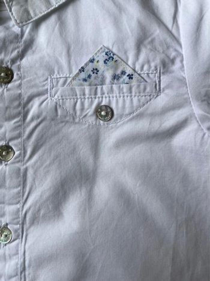 Chemise blanche habillée manches longues 18 mois garçon - photo numéro 11