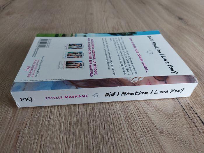 Livre "Did I mention I love you" Estelle Maskame - photo numéro 3