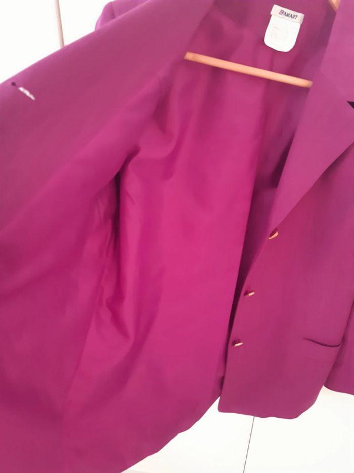 Blazer veste tailleur bordeaux Damart. T 44. Neuf. - photo numéro 15