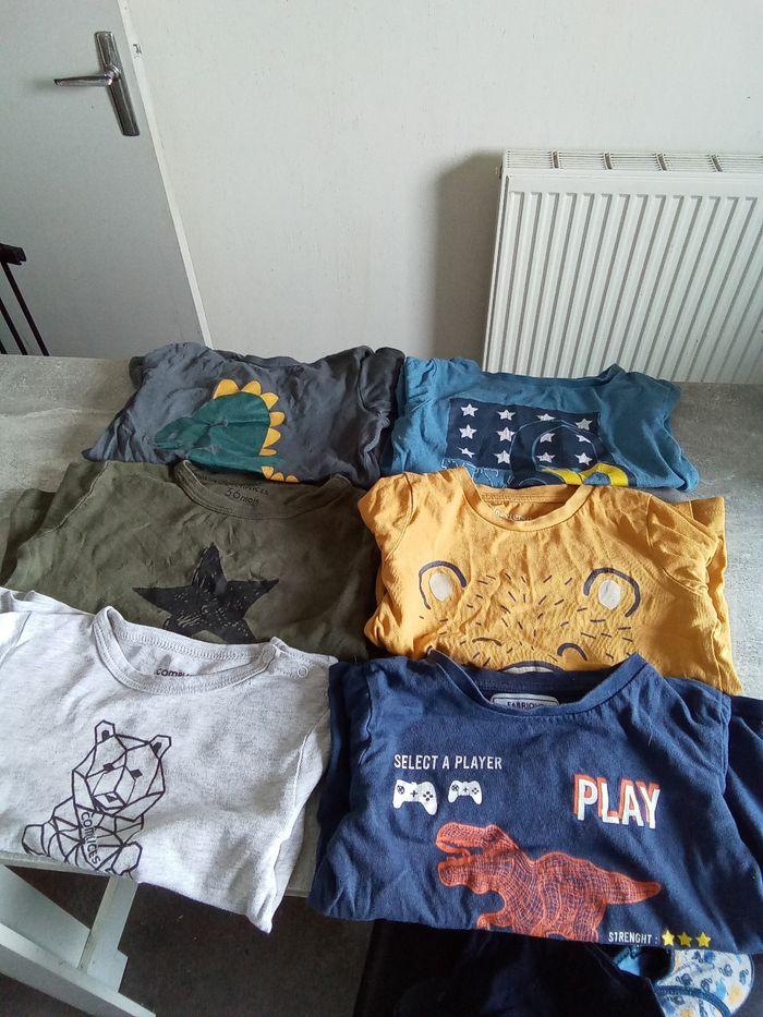 Lot de 6 t-shirt manches longues - photo numéro 1