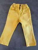 Pantalon jean jaune Kiabi 18 mois