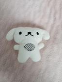 Mini peluche chien blanc kawaii