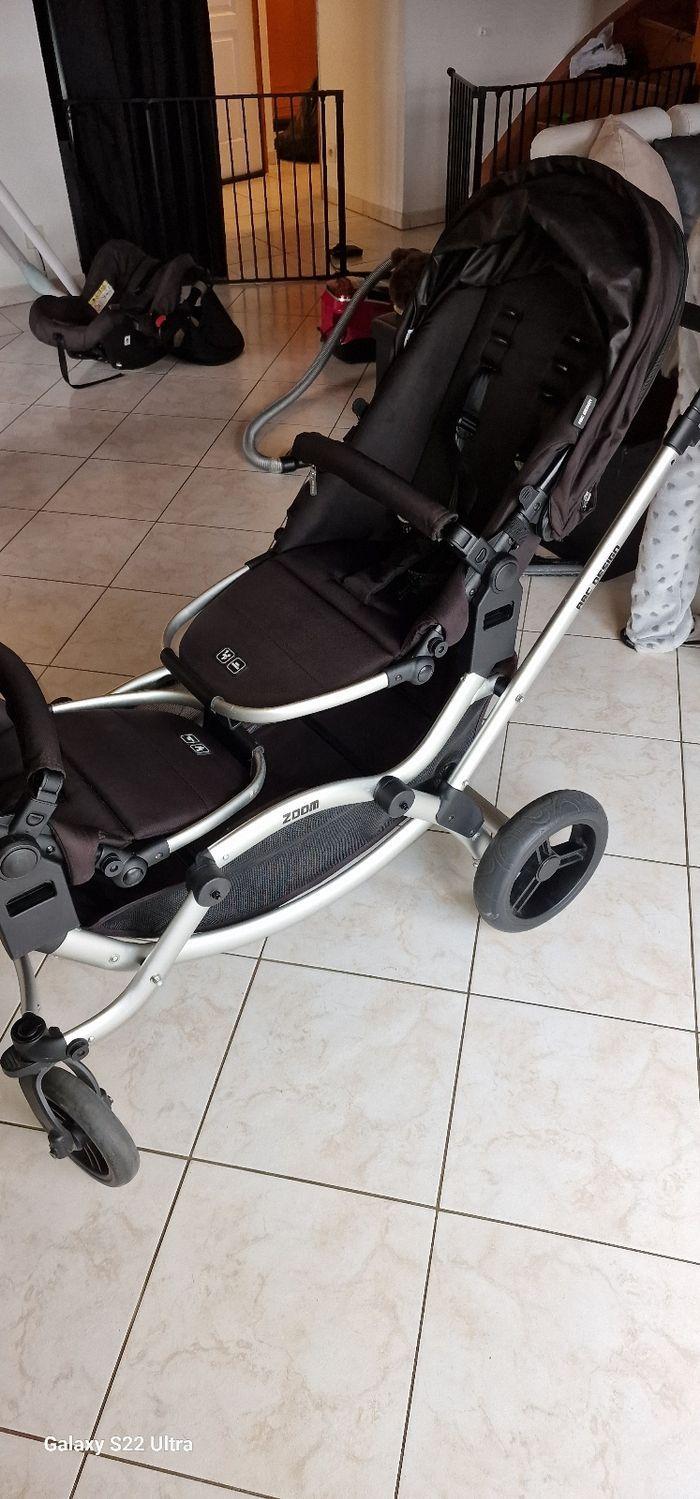 Vends poussette double abc design complète  cosy et base isofix excellent état - photo numéro 4